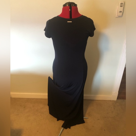 Michael Kors navy blue maxi dress size small - Picture 2 of 8